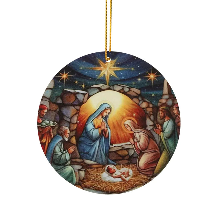 Christianartworkshop Presepe di Natale Decorazioni di Cristo Ornamenti C - image 7