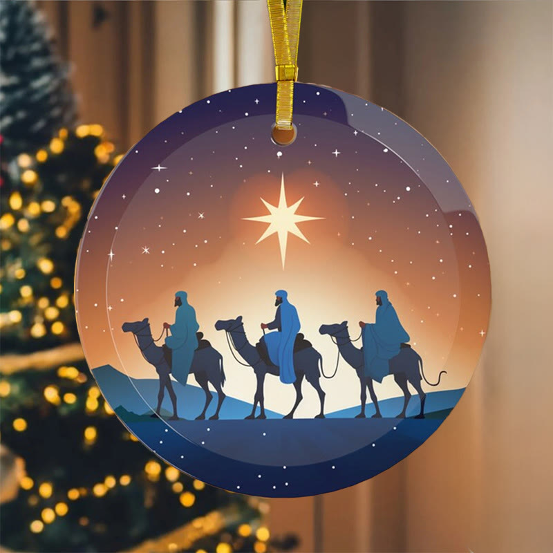 Stili di illustrazione Christianartworkshop Tre Re Magi Decorazioni natalizie B - image 1