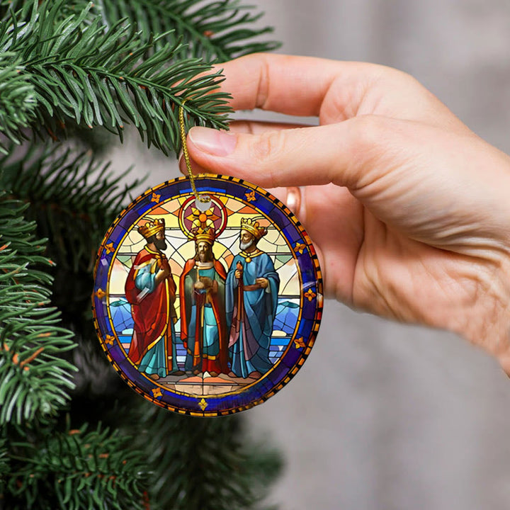 Christianartworkshop Stili di vetrate artistiche Elementi cristiani Ornamenti sospesi E - image 3