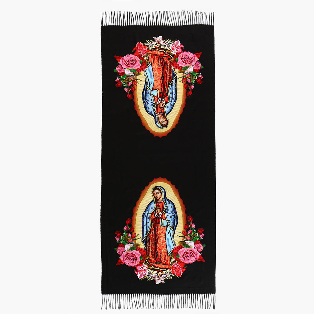Christianartworkshop Scialle di preghiera della Vergine Maria ispirato alla fede: simbolo di speranza e devozione - 70,87''*27,56''/180*70cm - image 0