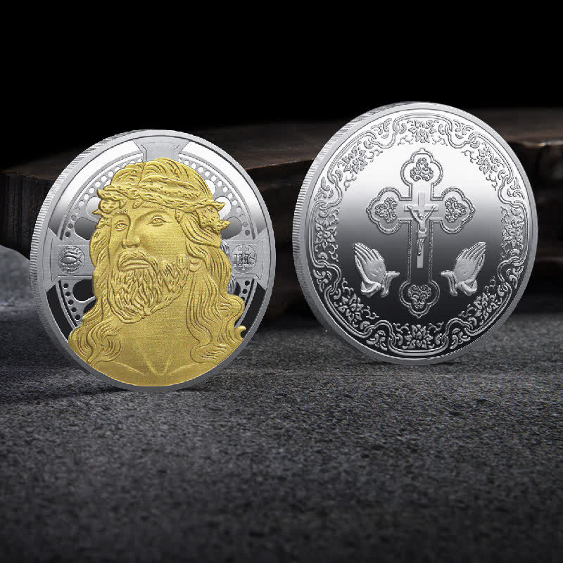 Christianartworkshop Stile classico la corona di spine di Gesù Protezione Rafforza la connessione Moneta - Corona di spine - image 0