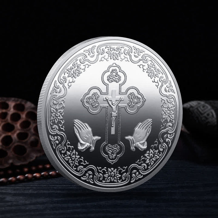 Christianartworkshop Stile classico la corona di spine di Gesù Protezione Rafforza la connessione Moneta - image 2