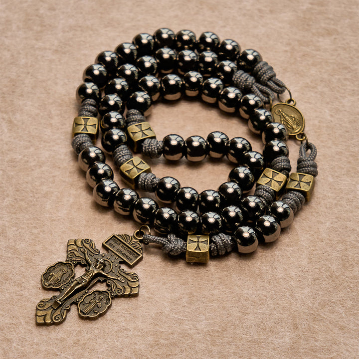 Christianartworkshop Set di benedizione Royal Cross in verde liturgico: governa le tue giornate con fede - image 1