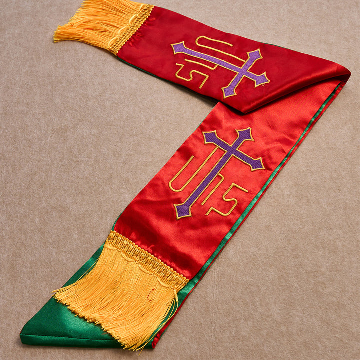 Christianartworkshop Set di benedizione Royal Cross in verde liturgico: governa le tue giornate con fede - image 3