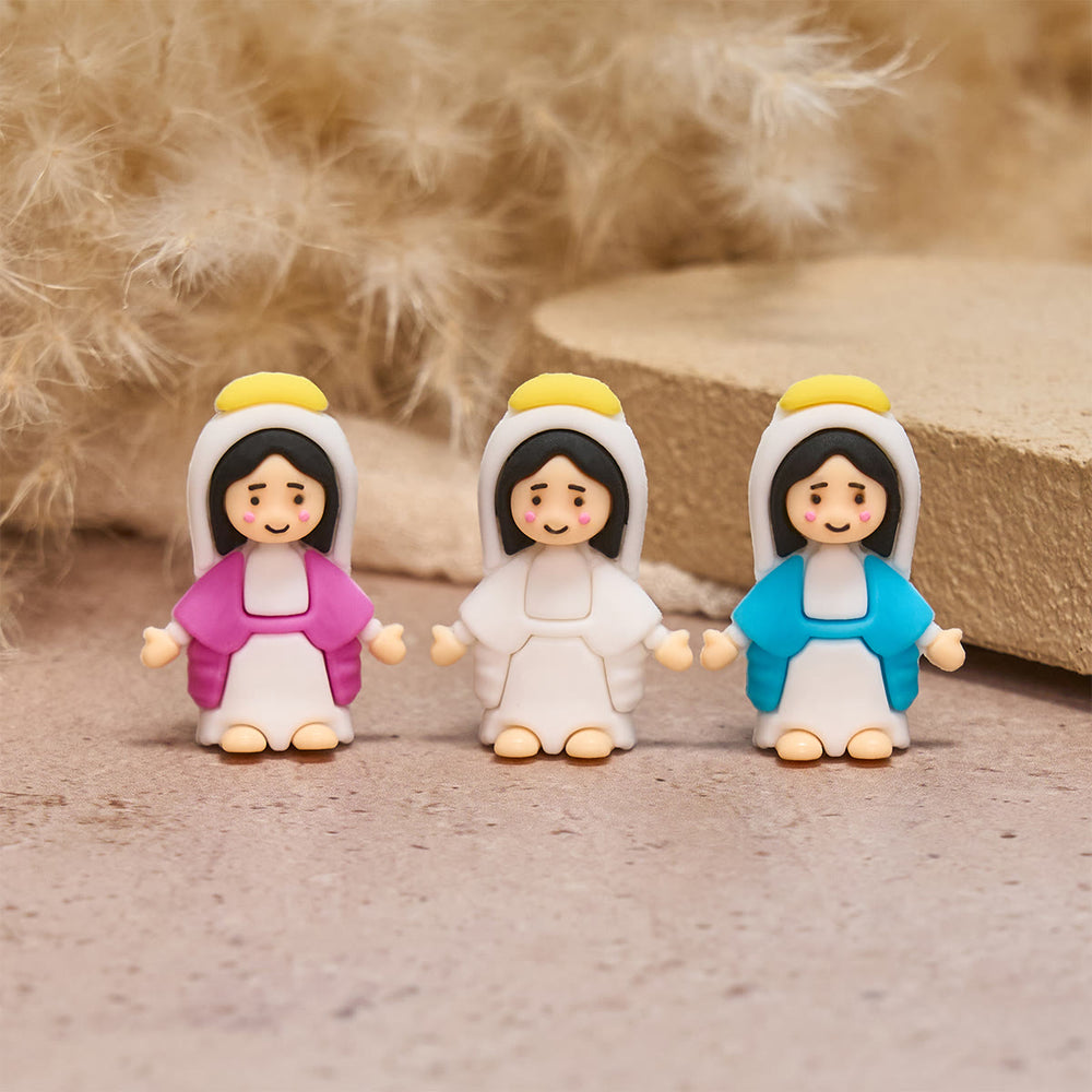 Christianartworkshop Statuette della Vergine Maria in 6 colori: Il sorriso di Maria, Calma quotidiana - image 1