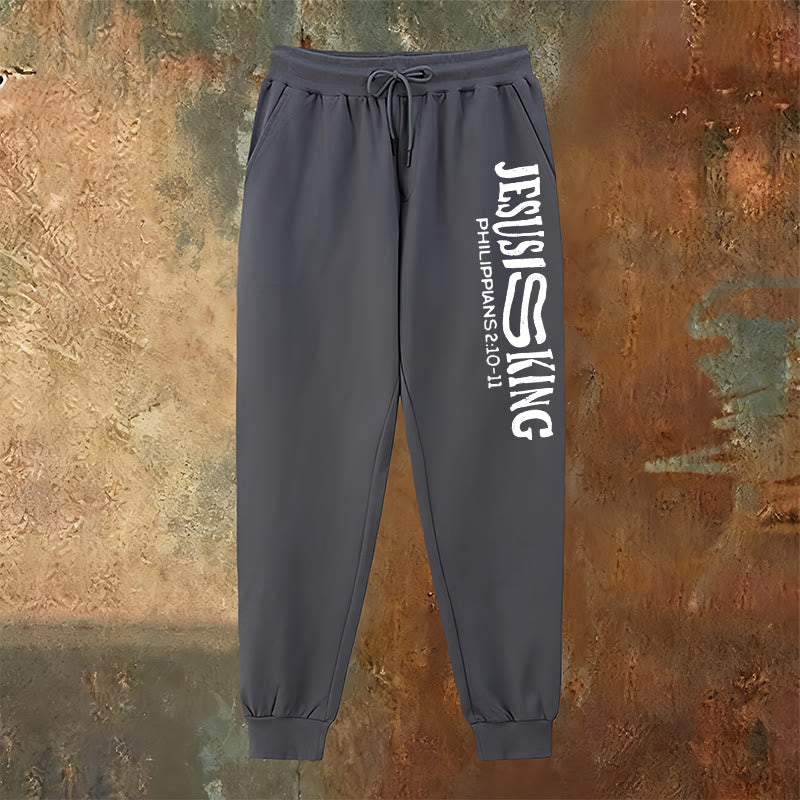 Christianartworkshop Adorazione e strada Gesù è il re Pantaloni della tuta con le Scritture: Kingdom Street Limited - image 14