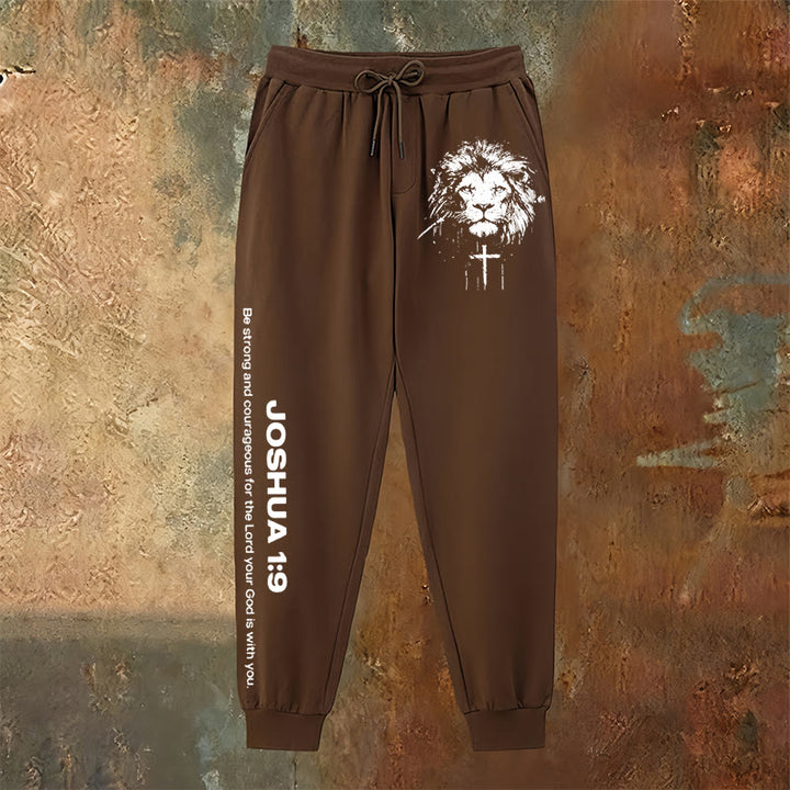 Pantaloni della tuta del Leone di Giuda Christianartworkshop : versetto di Giosuè 1:9 in carboncino - image 18