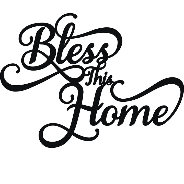 Christianartworkshop Bless This Home Decorazione da parete in metallo: fede semplice, grazia infinita - image 6