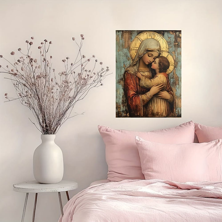 Christianartworkshop Opere d'arte cristiane Tenera stampa artistica della Madonna col Bambino: calore devozionale per angoli pieni di fede - image 4