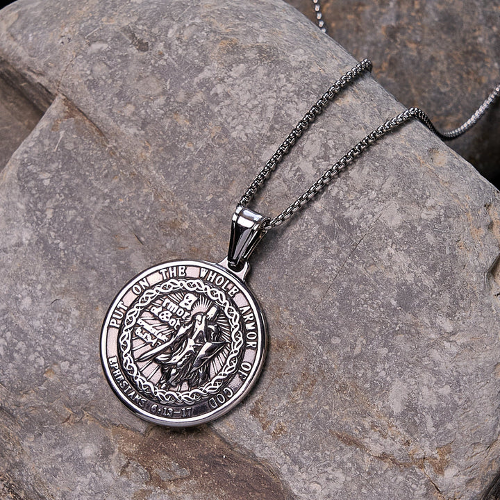 Collana con ciondolo "Armatura di Dio" di Christianartworkshop: protezione spirituale e devozione senza tempo - image 2