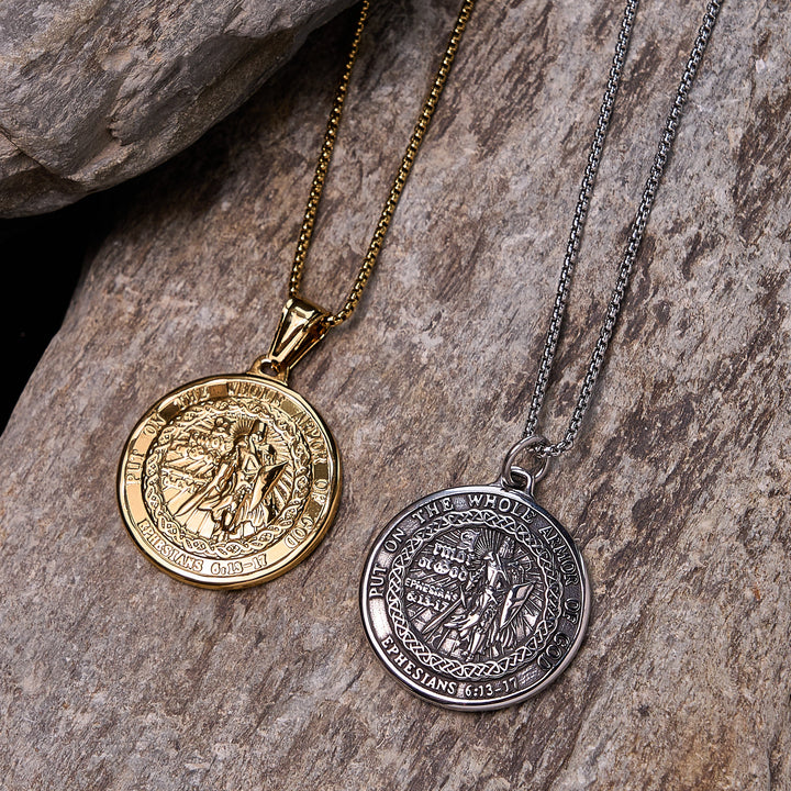 Collana con ciondolo "Armatura di Dio" di Christianartworkshop: protezione spirituale e devozione senza tempo - image 9