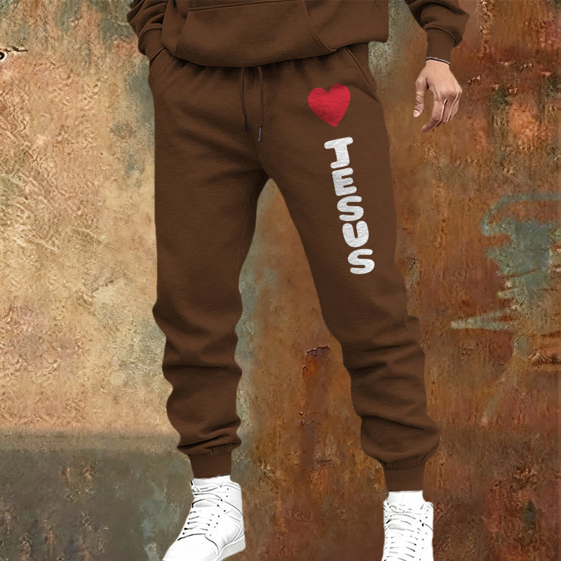 Pantaloni della tuta "Cuore per Gesù" Christianartworkshop : da indossare ogni giorno con affetto fedele - image 21