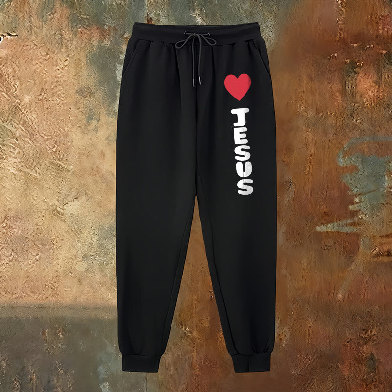 Pantaloni della tuta "Cuore per Gesù" Christianartworkshop : da indossare ogni giorno con affetto fedele - image 18