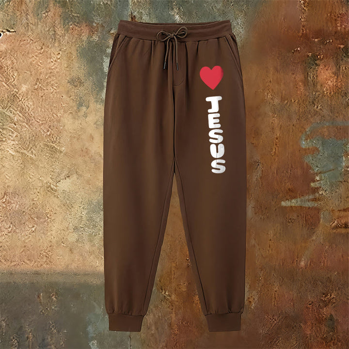 Pantaloni della tuta "Cuore per Gesù" Christianartworkshop : da indossare ogni giorno con affetto fedele - image 22
