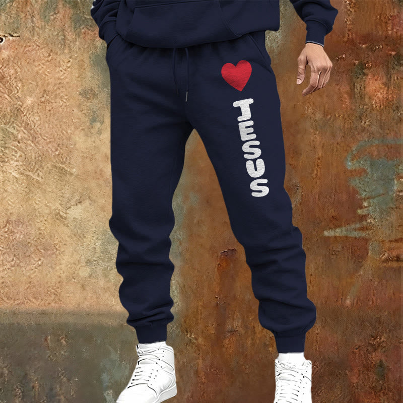 Pantaloni della tuta "Cuore per Gesù" Christianartworkshop : da indossare ogni giorno con affetto fedele - image 13