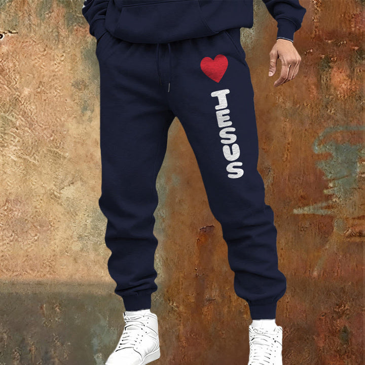Pantaloni della tuta "Cuore per Gesù" Christianartworkshop : da indossare ogni giorno con affetto fedele - image 13
