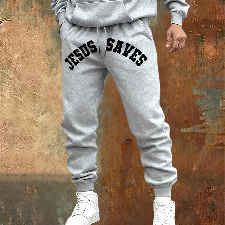 Christianartworkshop Gesù salva i pantaloni della tuta: promemoria quotidiano della redenzione divina - image 17