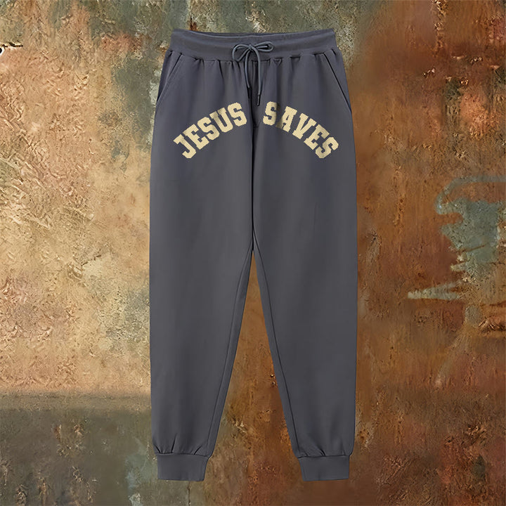 Christianartworkshop Gesù salva i pantaloni della tuta: promemoria quotidiano della redenzione divina - image 10