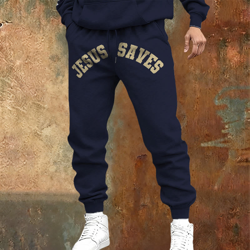 Christianartworkshop Gesù salva i pantaloni della tuta: promemoria quotidiano della redenzione divina - image 1