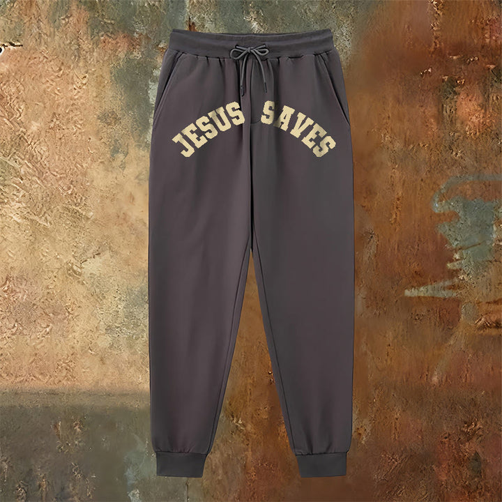 Christianartworkshop Gesù salva i pantaloni della tuta: promemoria quotidiano della redenzione divina - image 14
