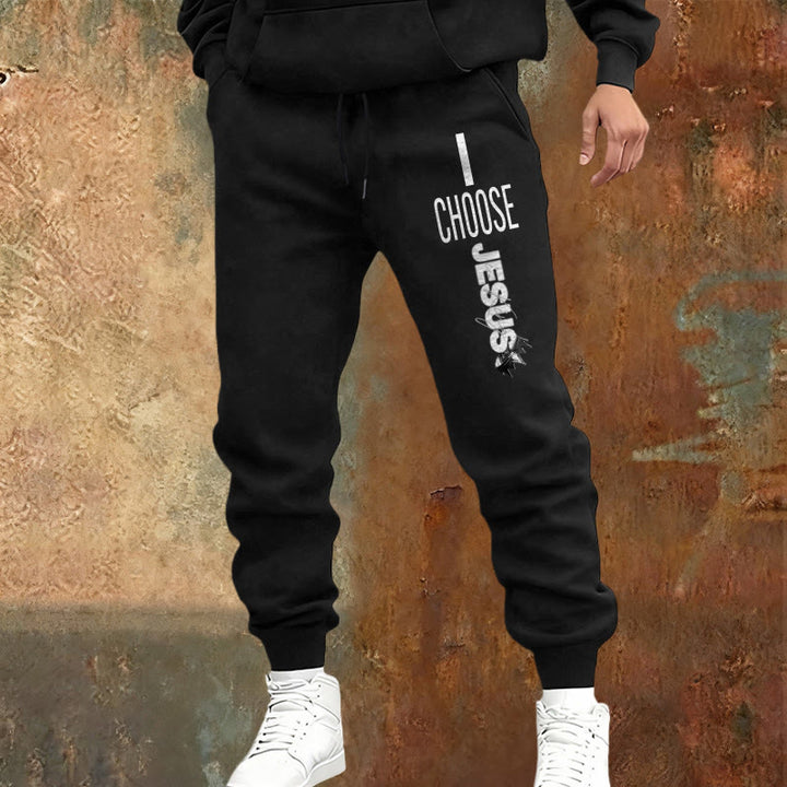 Christianartworkshop Pantaloni della tuta "I Choose Jesus": da indossare ogni giorno con impegno fedele - image 5
