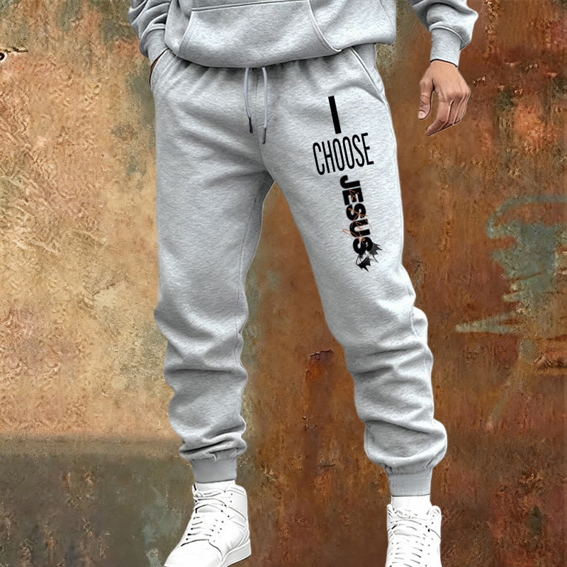 Christianartworkshop Pantaloni della tuta "I Choose Jesus": da indossare ogni giorno con impegno fedele - image 17