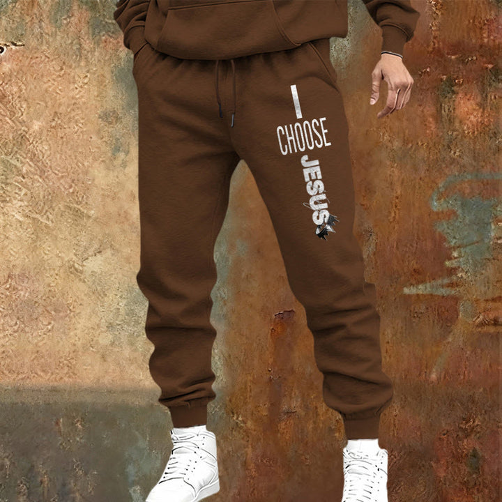 Christianartworkshop Pantaloni della tuta "I Choose Jesus": da indossare ogni giorno con impegno fedele - image 21