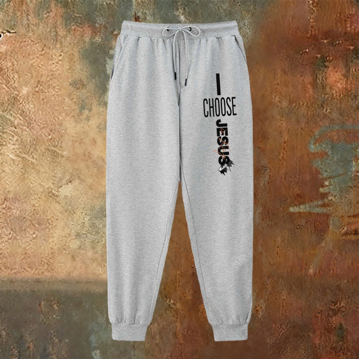Christianartworkshop Pantaloni della tuta "I Choose Jesus": da indossare ogni giorno con impegno fedele - image 18
