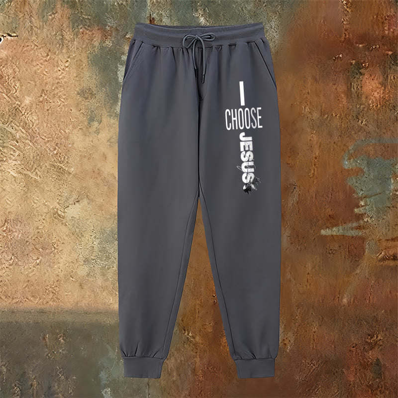 Christianartworkshop Pantaloni della tuta "I Choose Jesus": da indossare ogni giorno con impegno fedele - image 10