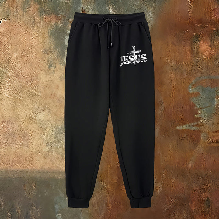 Pantaloni della tuta Jesus Sword Faith Christianartworkshop : fede elegante per i momenti quotidiani - image 2