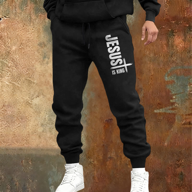 Pantaloni della tuta Jesus Is King Christianartworkshop : abbigliamento quotidiano con fede regale - image 17
