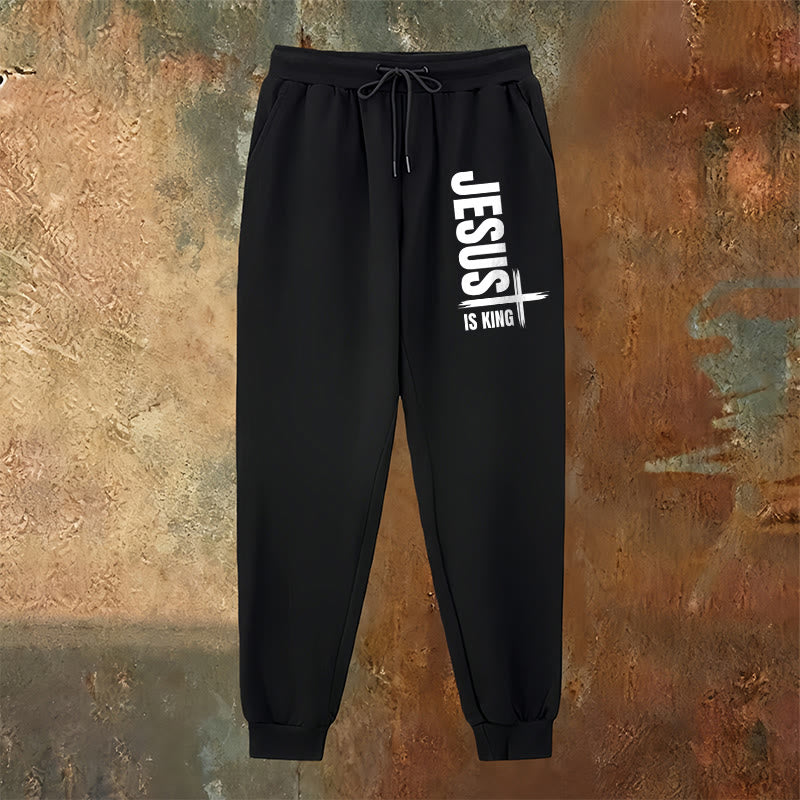 Pantaloni della tuta Jesus Is King Christianartworkshop : abbigliamento quotidiano con fede regale - image 18