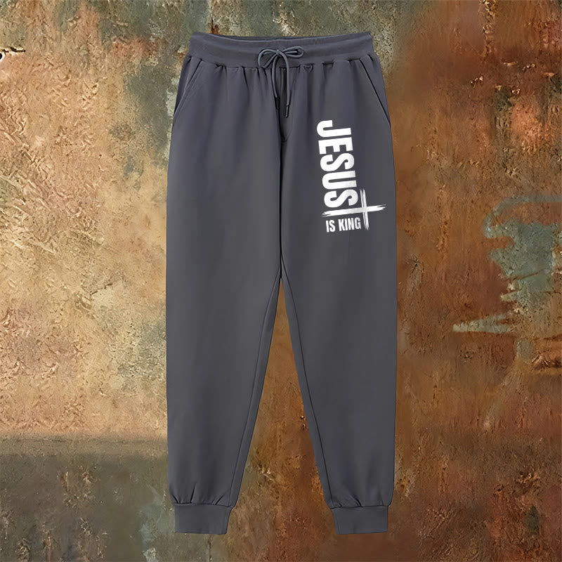 Pantaloni della tuta Jesus Is King Christianartworkshop : abbigliamento quotidiano con fede regale - image 14