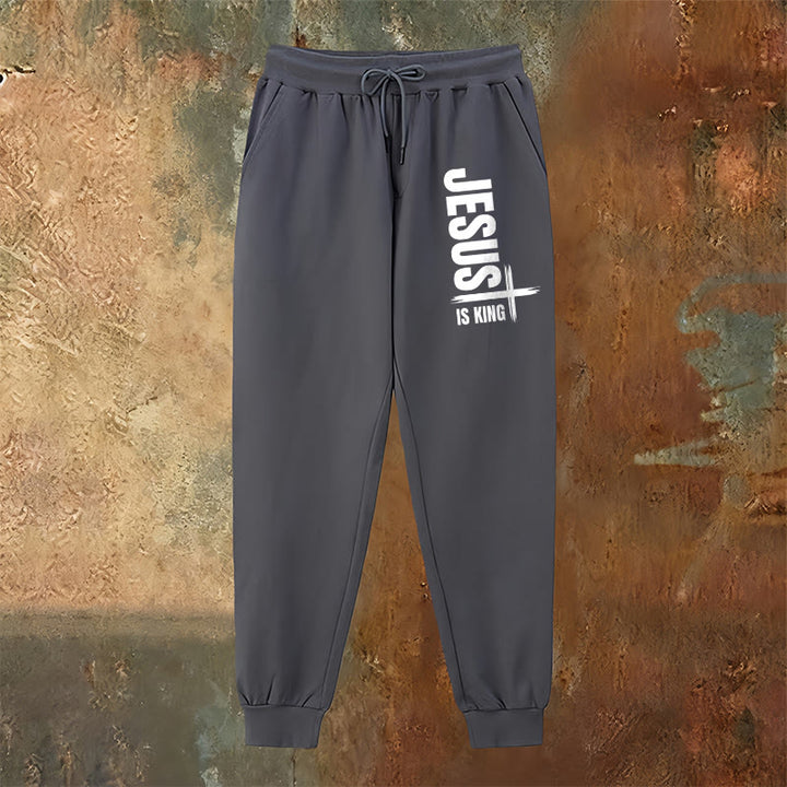 Pantaloni della tuta Jesus Is King Christianartworkshop : abbigliamento quotidiano con fede regale - image 14