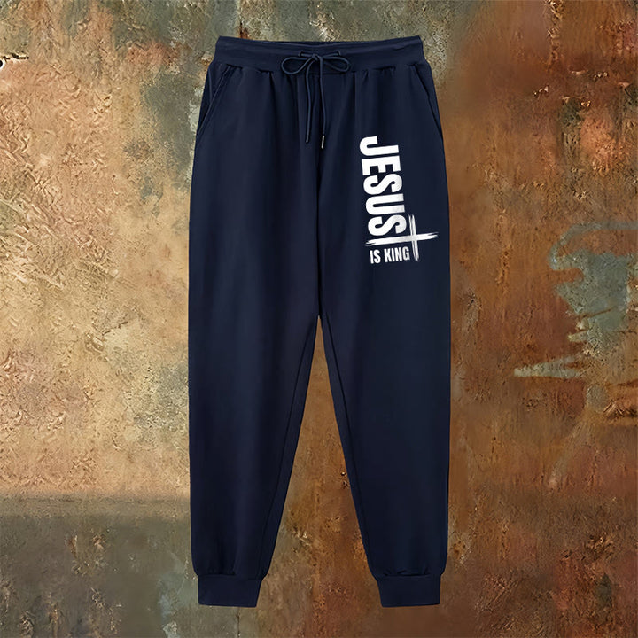 Pantaloni della tuta Jesus Is King Christianartworkshop : abbigliamento quotidiano con fede regale - image 22