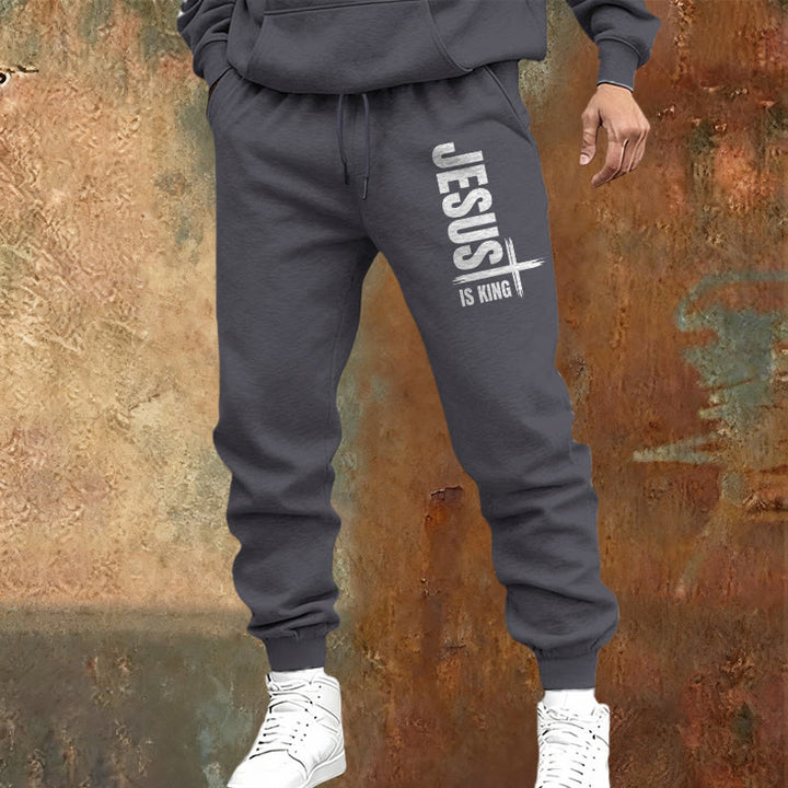 Pantaloni della tuta Jesus Is King Christianartworkshop : abbigliamento quotidiano con fede regale - image 13