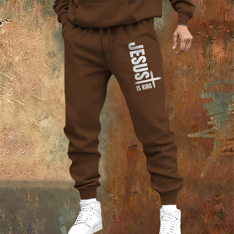 Pantaloni della tuta Jesus Is King Christianartworkshop : abbigliamento quotidiano con fede regale - image 9