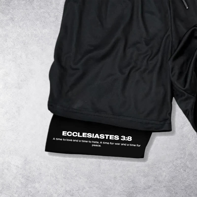Christianartworkshop Ecclesiaste 3:8 Wings of War Performance Shorts - image 2
