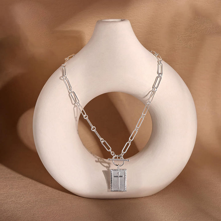 Collana con croce di Christianartworkshop: promemoria quotidiano di fede e artigianato artistico per i credenti - image 6