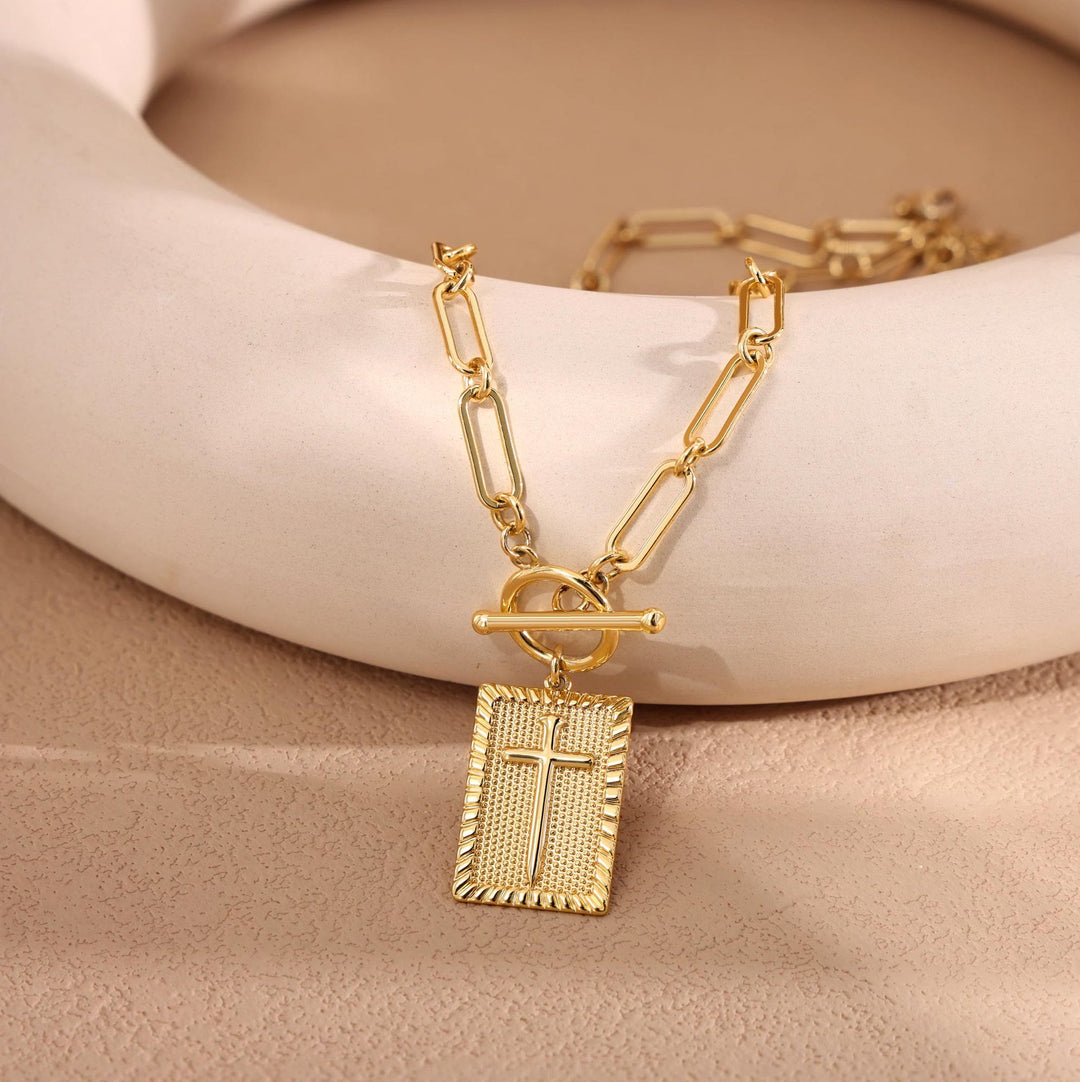 Collana con croce Christianartworkshop : promemoria quotidiano di fede e artigianato artistico per i credenti - image 2