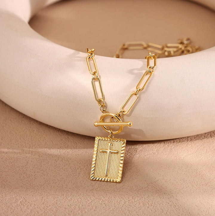 Collana con croce Christianartworkshop : promemoria quotidiano di fede e artigianato artistico per i credenti - image 2