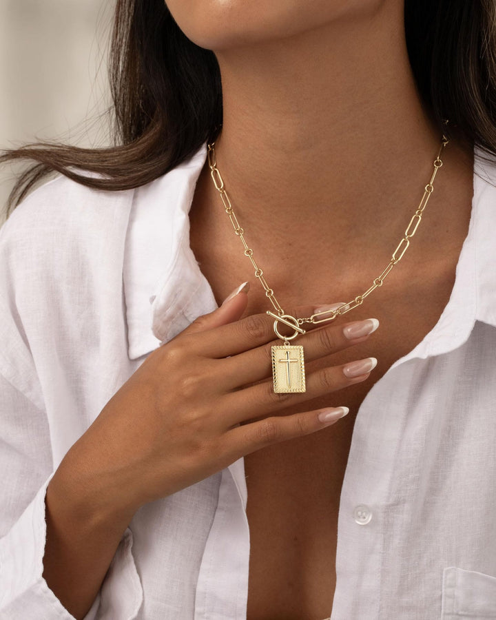 Collana con croce di Christianartworkshop: promemoria quotidiano di fede e artigianato artistico per i credenti - image 1