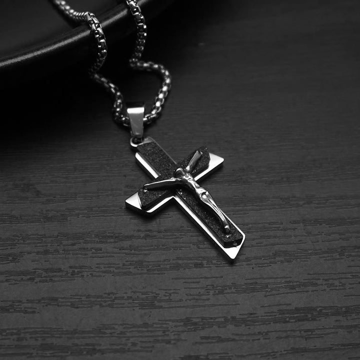 Collana con crocifisso Christianartworkshop : simbolo spirituale ed eleganza artigianale - image 9