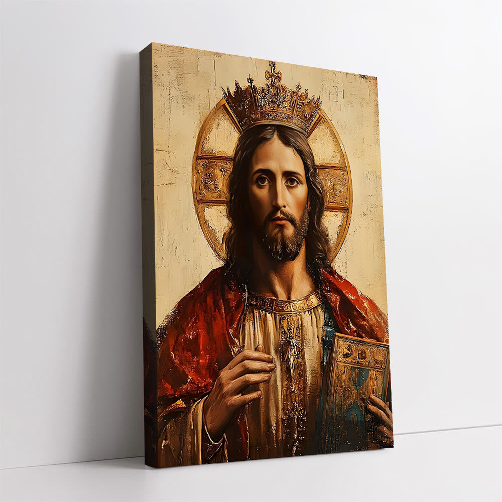 Stampe artistiche da parete di Cristo Re di Christianartworkshop: devozione reale e sacra maestà - image 4