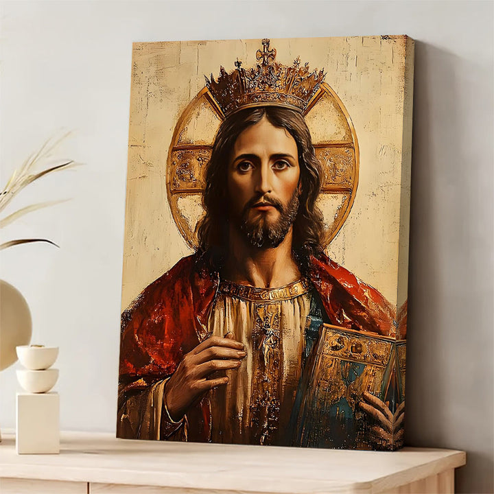 Stampe artistiche da parete di Cristo Re di Christianartworkshop: devozione reale e sacra maestà - image 3