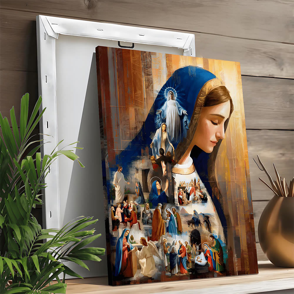 Christianartworkshop Stampe artistiche murali con narrazione spirituale di Gesù e Maria: viaggio di fede e narrazione - image 5
