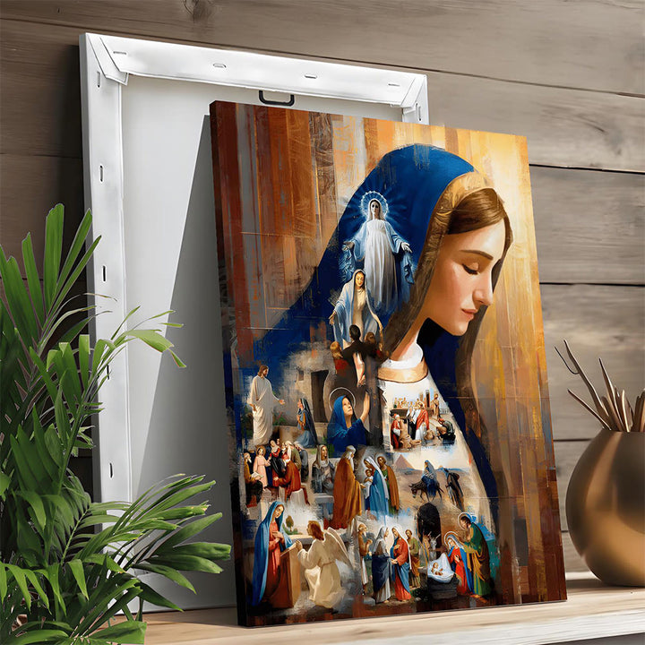 Christianartworkshop Stampe artistiche murali con narrazione spirituale di Gesù e Maria: viaggio di fede e narrazione - image 5