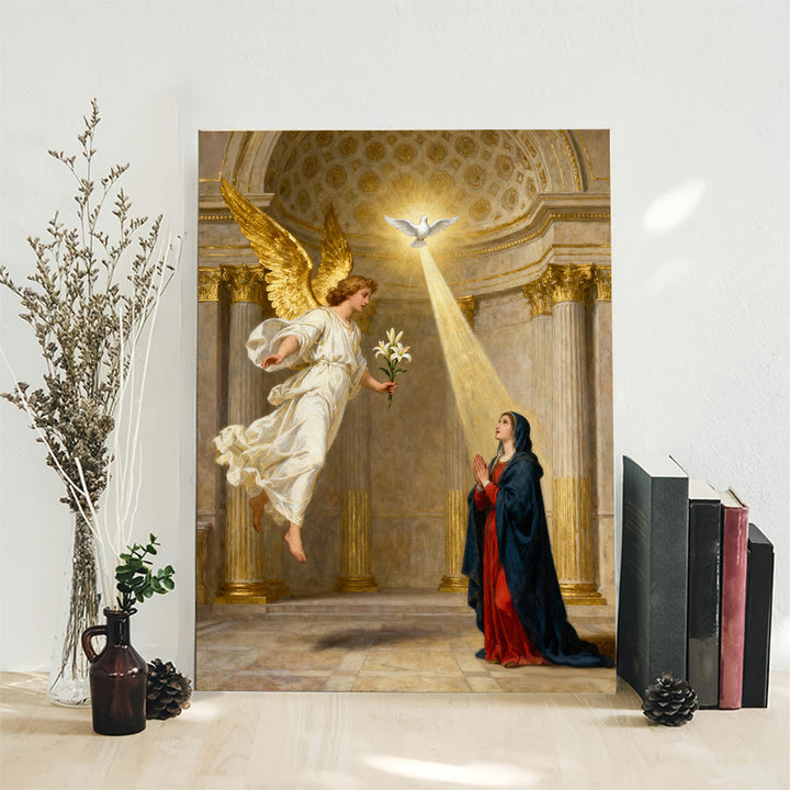 Christianartworkshop Tela artistica dell'Annunciazione: grazia divina e riverenza spirituale - image 4