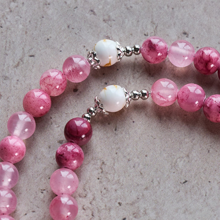 Christianartworkshop Rosario di giada con accento mariano: compagno fedele e viaggio di preghiera - image 6