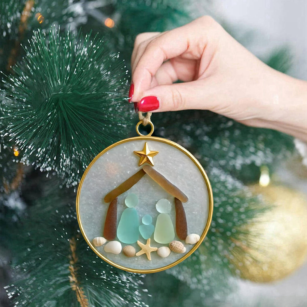 Christianartworkshop Seaglass Faith Series Ornaments: Devozione costiera e narrazione sacra - image 1